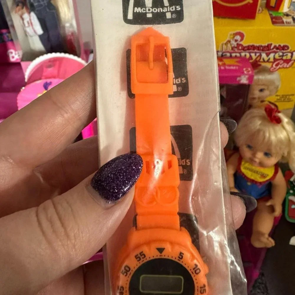 RETRO MCDONALDS DIGITAL WATCH - ORANGE‎